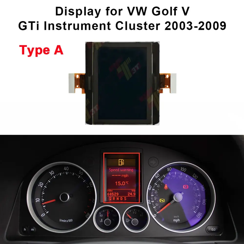 

Dashboard LCD Display For VW Passat Jetta Golf V GTi Touran, Passat Tiguan Jetta, Seat, Skoda Octavia FOR VW Magotan