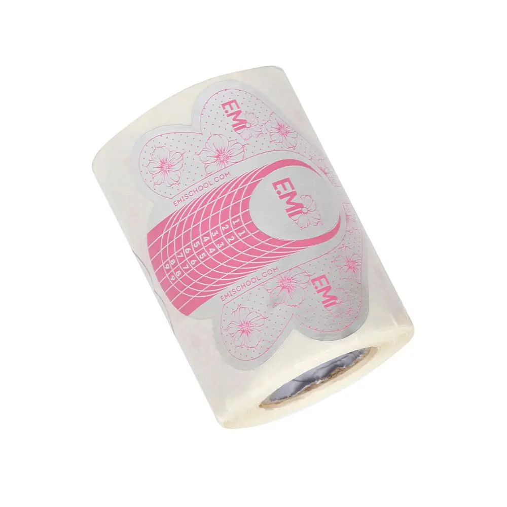 

Plastic Decor Acrylic Extension Builder DIY Forms Sticker Self-Adhesive Nail Art Nail Paper Tray Manicure Fake Nails