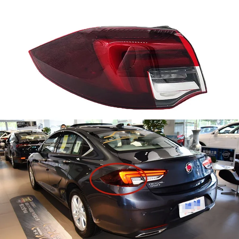 

Для Buick Regal 2020 2021 2022, автомобильные аксессуары, светодиодный задний внешний задний фонарь в сборе, стоп-сигналы, парковочный фонарь, задний фонарь