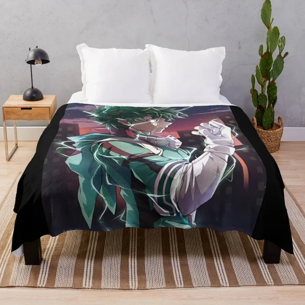 

Deku BNHA Throw Blanket Weighted Sofa Quilt Blankets