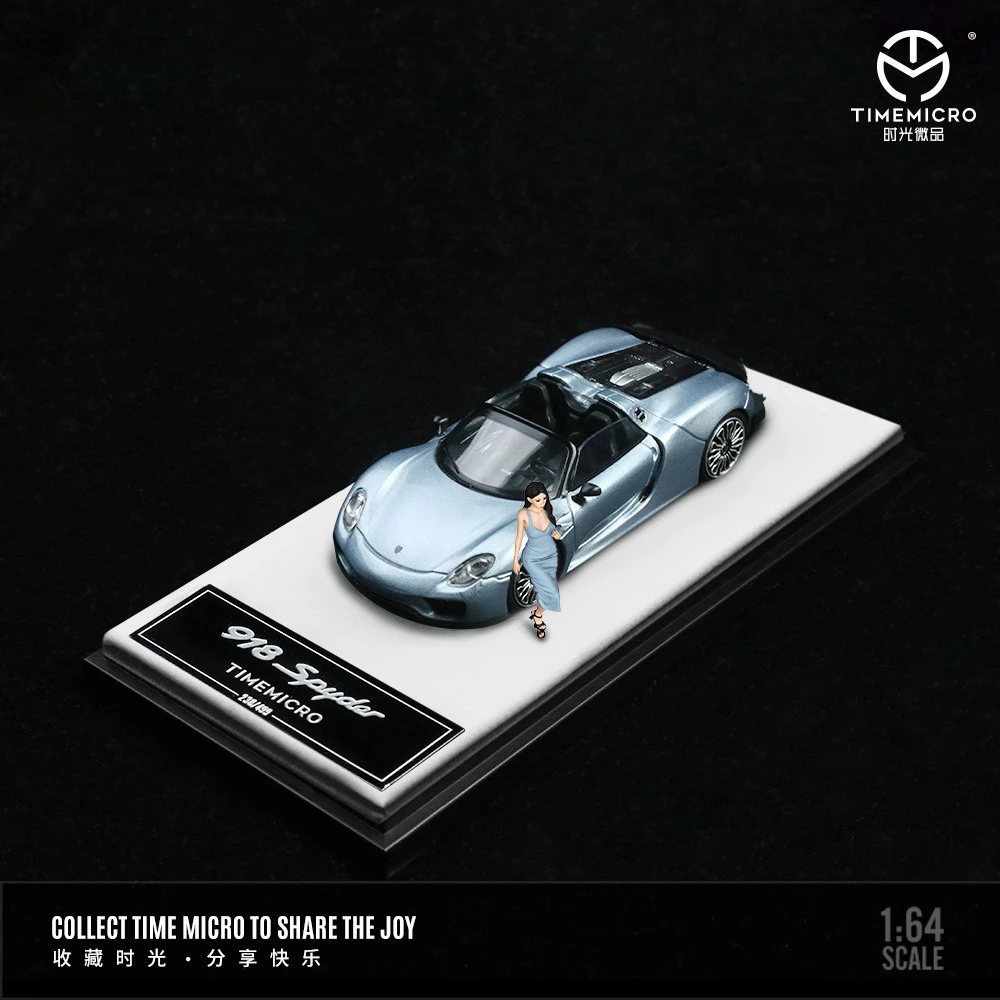1:64,918 Spyder solid color paint, alloy die-cast simulation car collectible model, adult collectible display item,boy toy gift. image 3