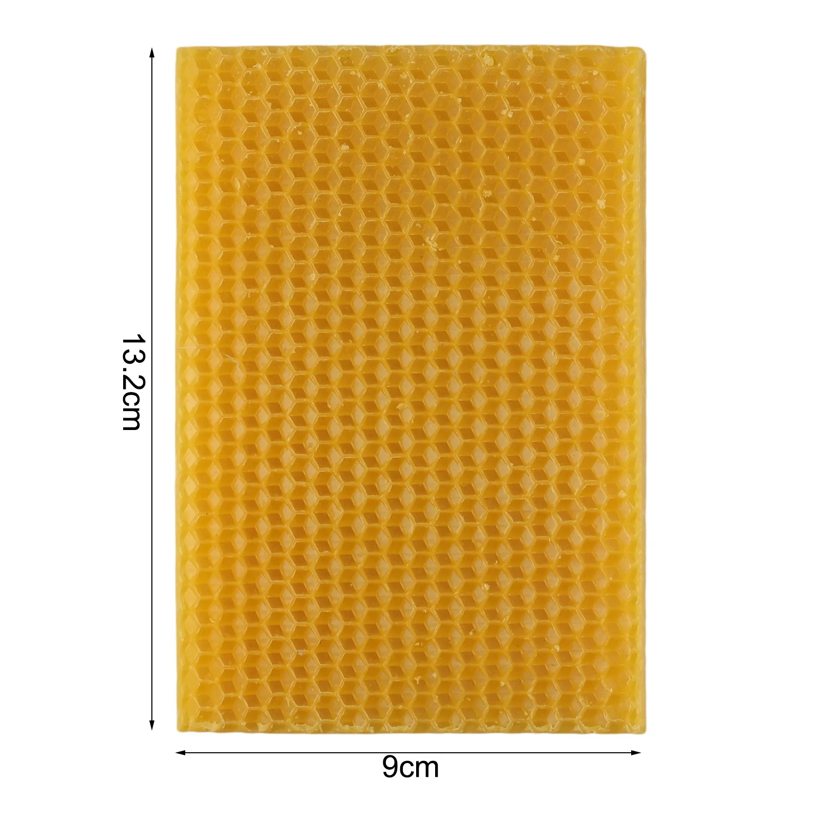 30 Pieces Natural Beeswax Foundation Sheets 5.24 x 3.54 Inches for Hive Frames and Hand-Rolled Candle Crafting