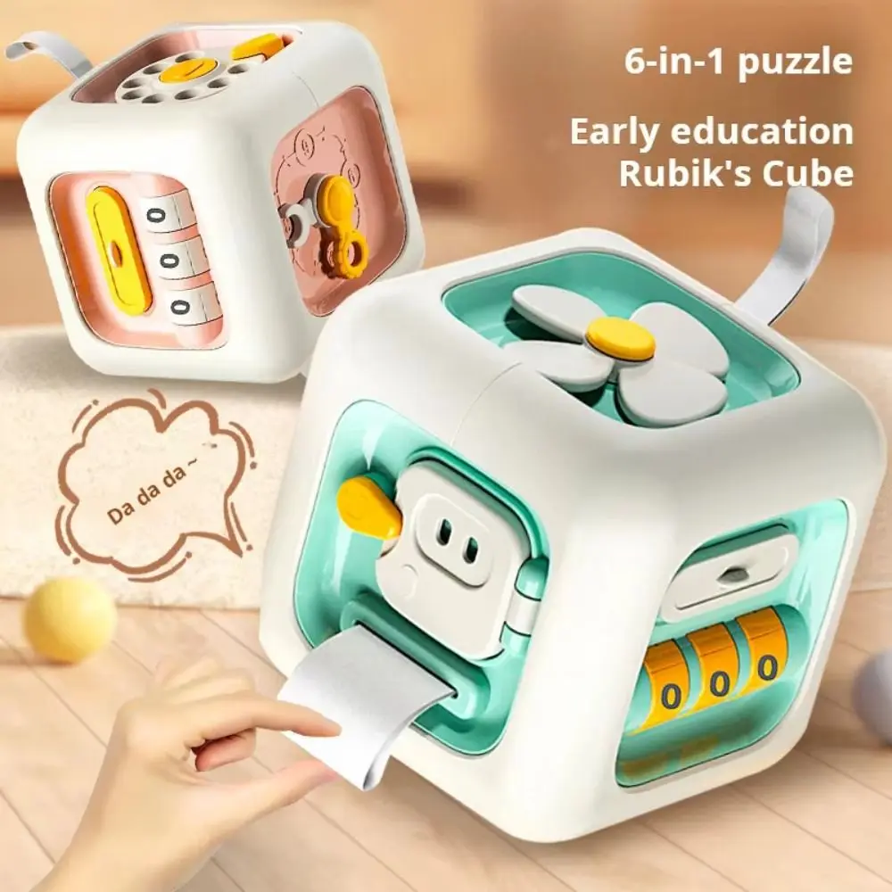 

6 в 1, развивающие игрушки Монтессори, творческая практика, сенсорная доска для занятий, переключатели ящиков, игрушка мелкой моторики