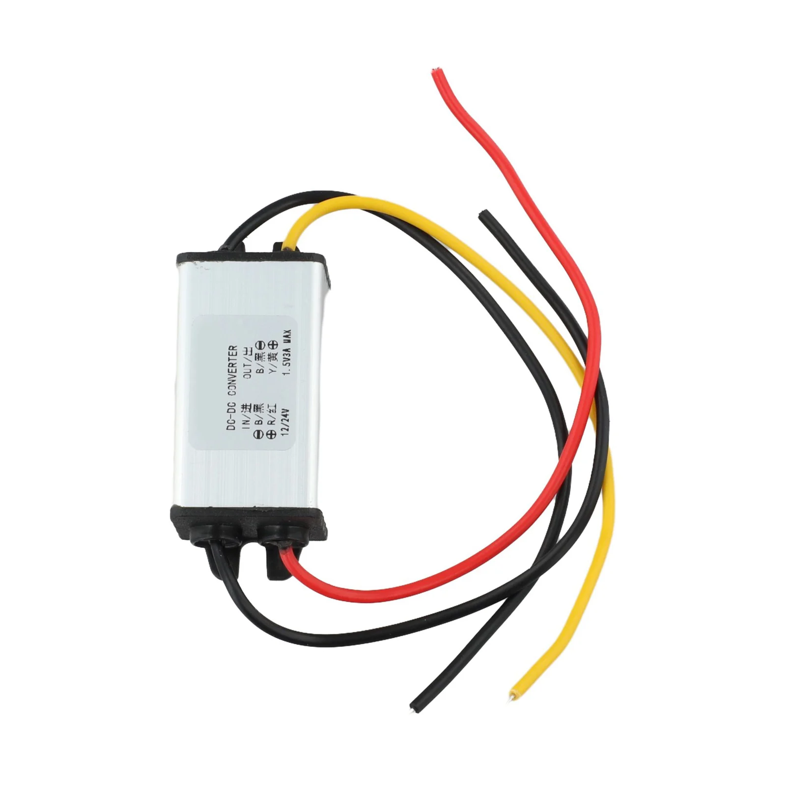 12v To 1.5v Step Down Cable Length 13cm DC To DC Converter 90 Conversion Efficiency Aluminum Shell Compact Design