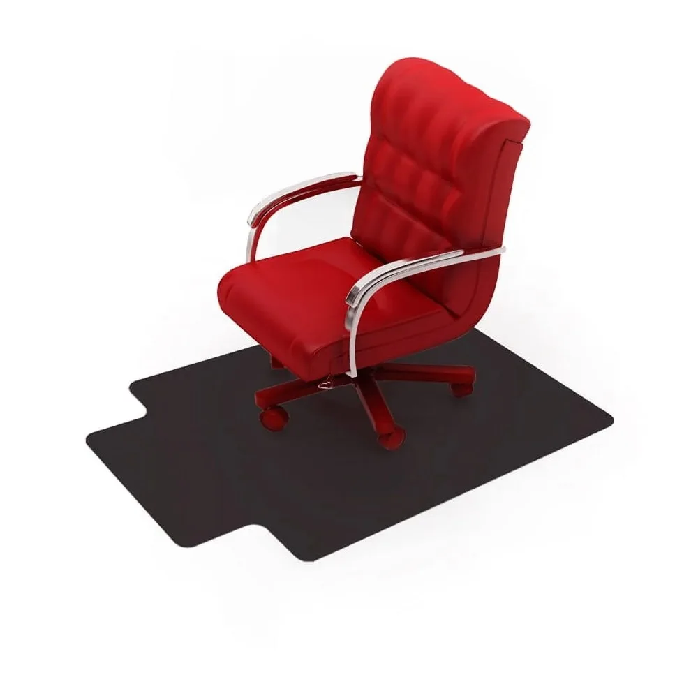

Black Vinyl Edge Chair Mat (For Carpet) - 36" x 48"