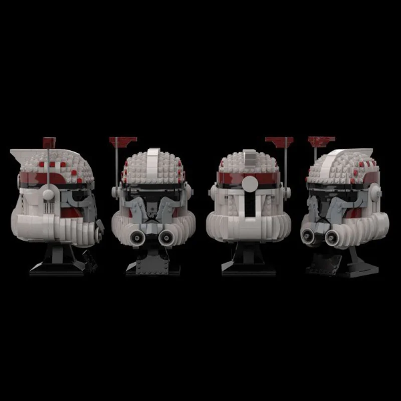 913 PCS Knight Helmet Build Helmet Arc Hammer MOC Customize Modular Building Block Technology Model DIY Boys Assembly Toy Gift