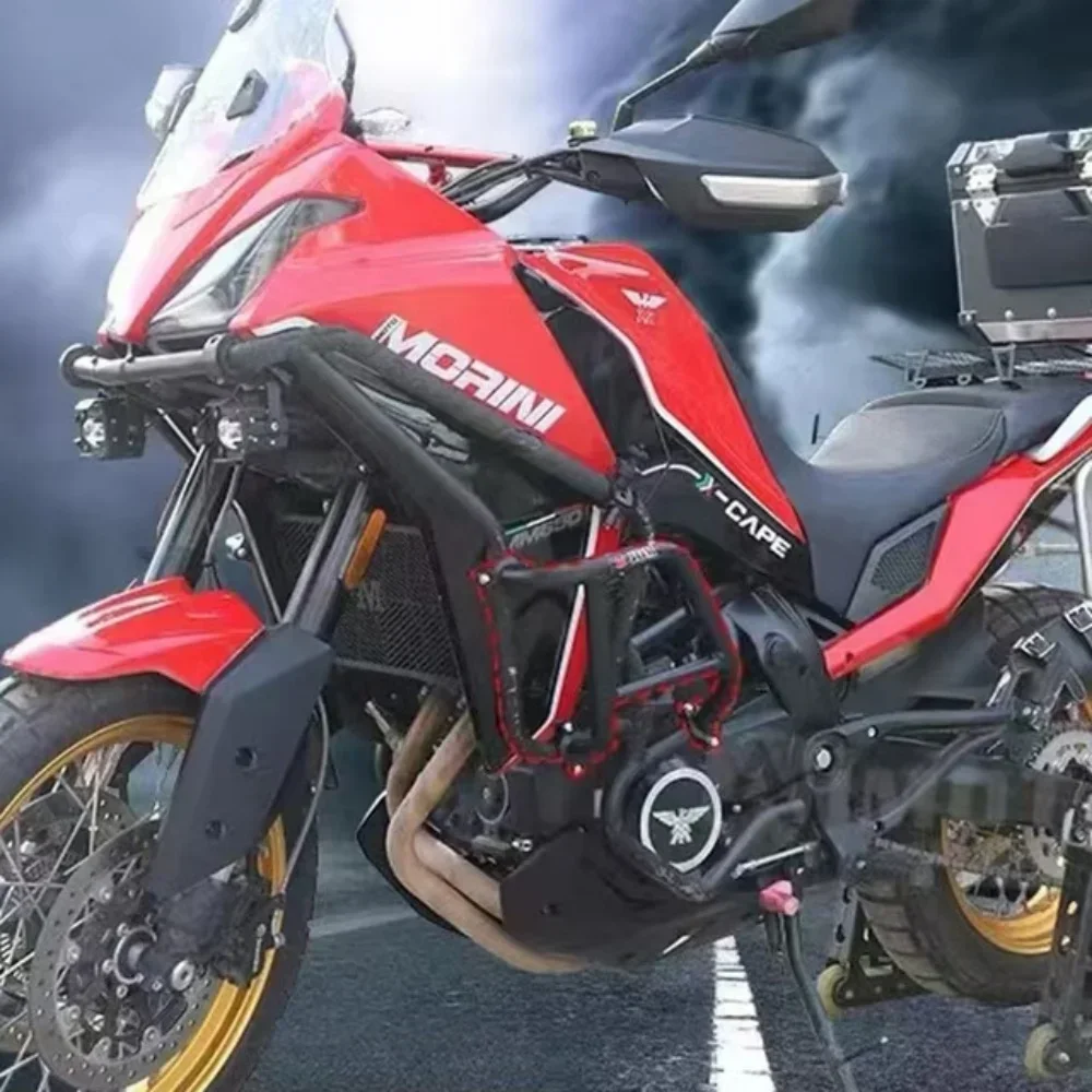 New Motorcycle Fit Morini X-Cape 650 Upper Lower Crash Bars Engine Guard Bumpers Tank protector Cover For Morini X Cape 650