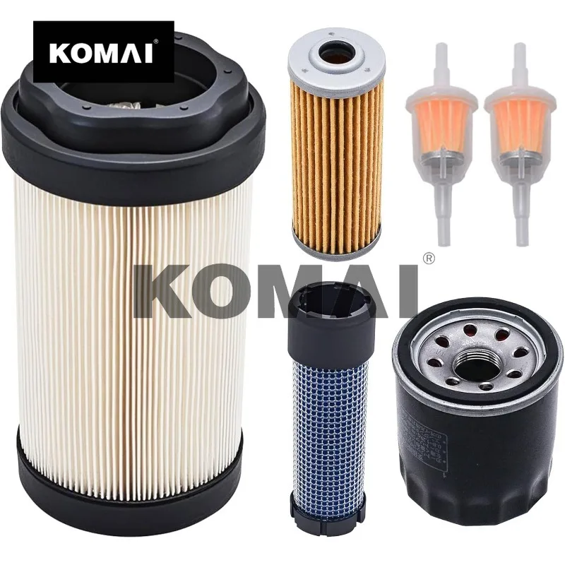 

KOMAI LVU34503 LVU34504 Primary Air Filter and Secondary Air Filter，Fit for John Deere 1023E 1025R 1026R 2025R 2026R 2400 2550