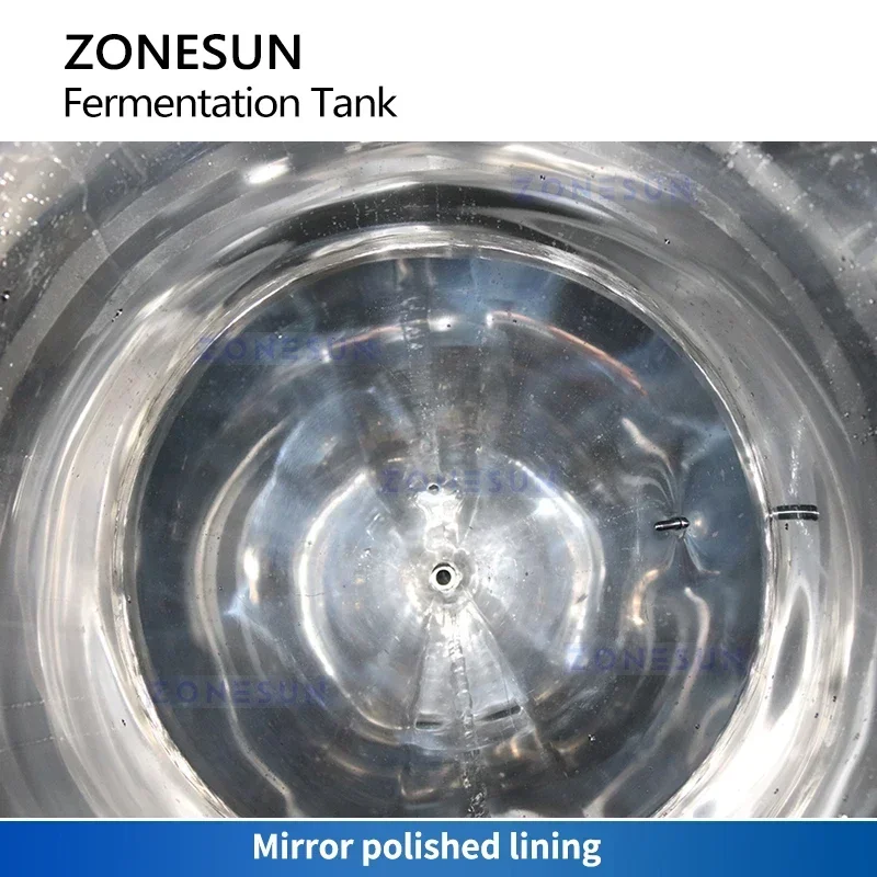 

ZONESUN ZS-NJJ01 Temperature Controlled Fermentation Tank Pressure Gauge Fermentor Beer Brewing Making Equipment