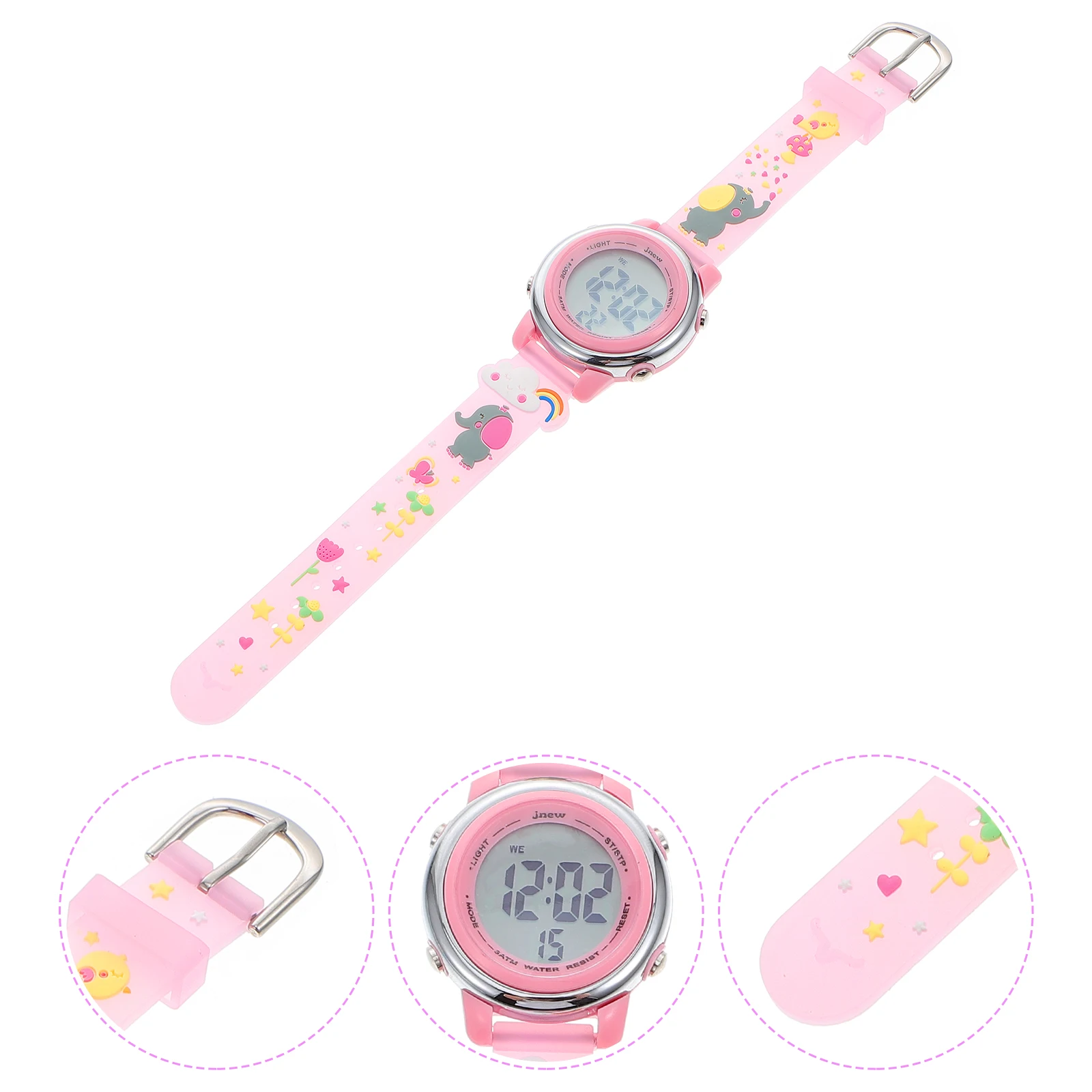Digital Kids Watches Waterproof for Boys Girls Ages 3 10 Student Cartoon PVC ABS Durable 30M Alarm Clock Gift Kids Watches