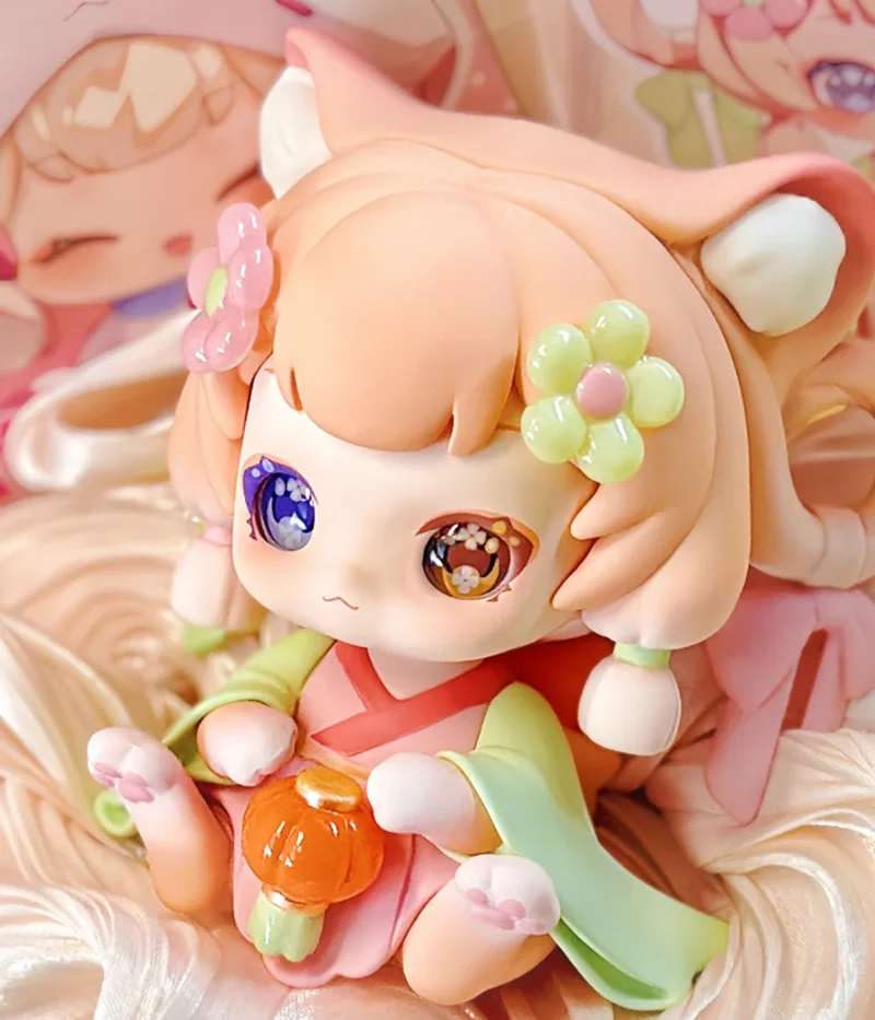 سلسلة Cat Nini Adventure Magic Box الرسمية، تمثال صندوق أعمى عصري، هدية تزيين دمية لطيفة للفتيات #3