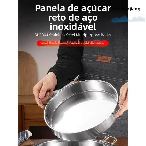 bandeja-redonda-de-acero-inoxidable-antirust-para-pasteles-con-base-plana-para-preparacion-en-frio-con-doble-asa-para-uso