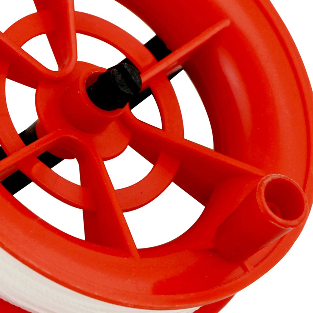 100M Flying Kite Line Kite Line Winder Grip Wheel Plastic White Line Board 11CM Diameter Flying Kites Line Cord Tools