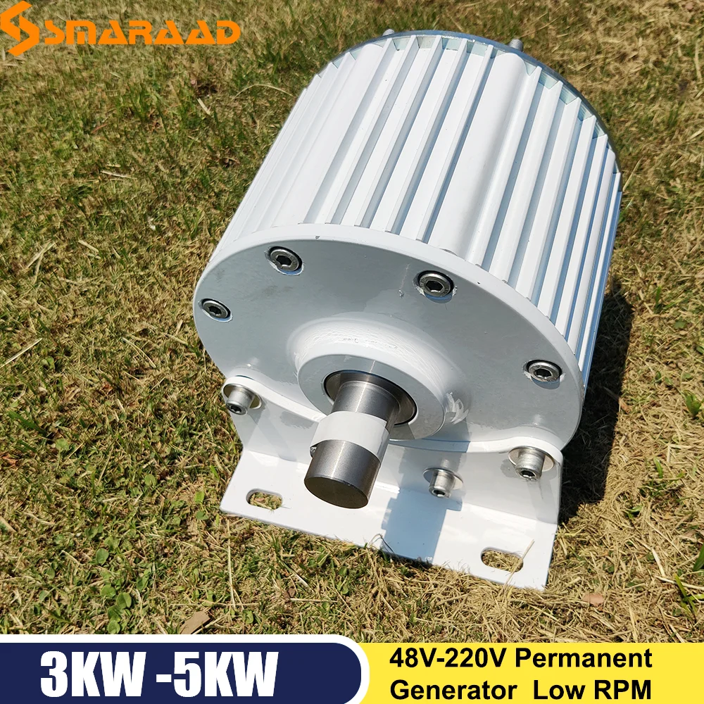 Générateur à aimant Permanent triphasé à basse vitesse, entrepôt polonais, 10kw, 48V, 96V, 110V, 220V, pour l'énergie éolienne et la conservation de l'eau