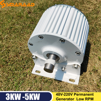 Polish Warehouse Low Speed Three-Phase Permanent Magnet Generator 10KW 48V 96V 110V 220V For Wind Power And Water Conservancy