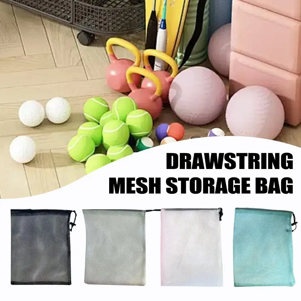 1 шт., дышащая нейлоновая сетка, сумка для хранения на шнурке, сумка для белья, уличная сумка, многофункциональная сумка для путешествий, дома D9c0