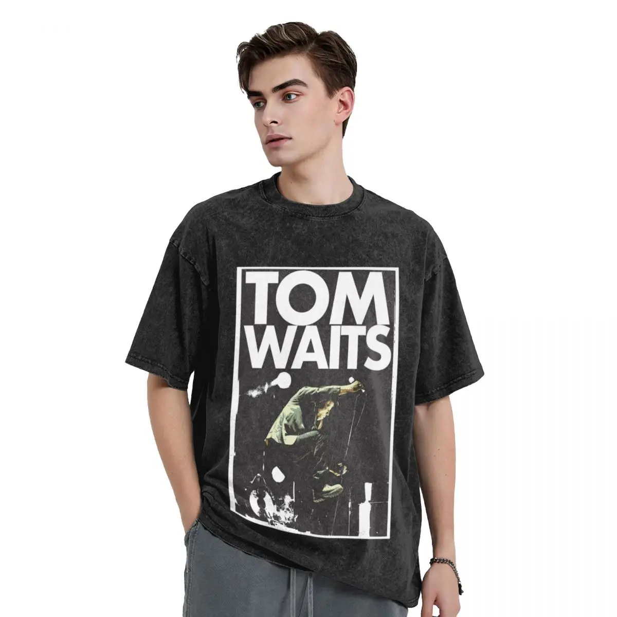 

Tom Waits T-Shirt graphics anime stuff plus size clothes men graphic t shirts