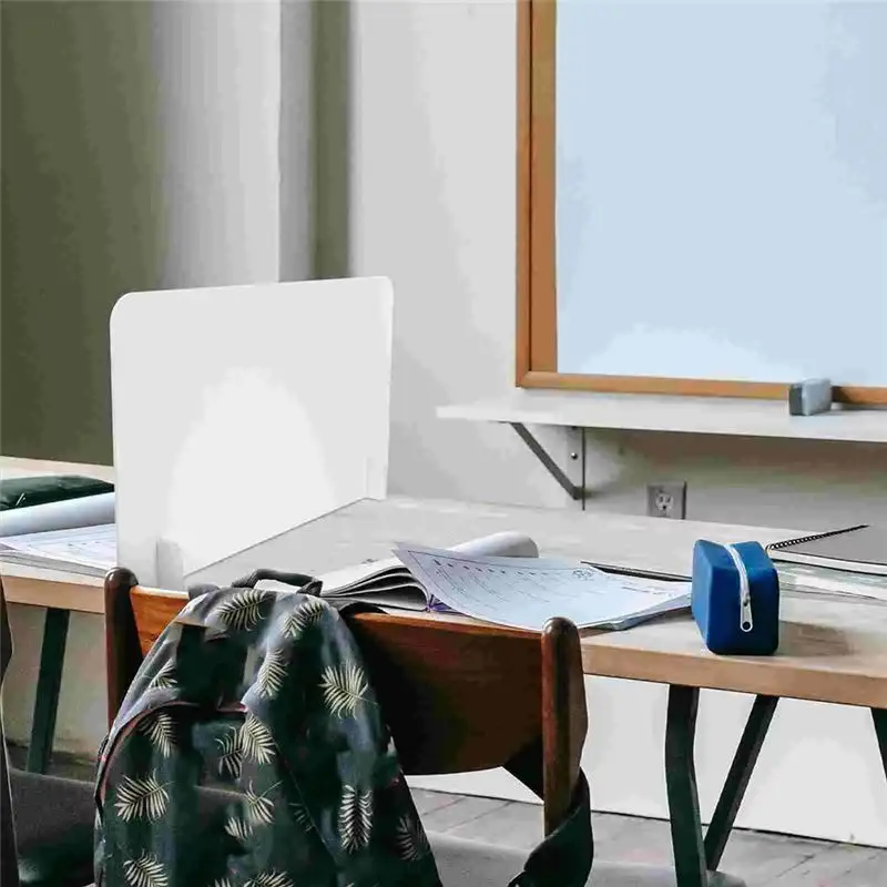 J1UL1N Table Separate Board Partition Panel Desktop Trifold Room Divider Desk Display Board Indoor Privacy Guard Board