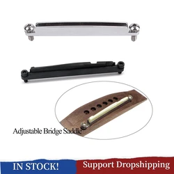 Adjustable Guitar Bridge Saddle Tools Metal Rail  Adjustable Parts For Acoustic Folk Guitar Accessories wholesale dropshipping