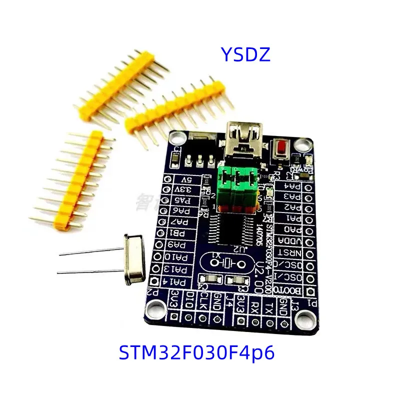 

2 шт. 28PIN STM32F030F4p6 плата 3,3 В 5 В мощность STM32 минимальная системная плата разработки