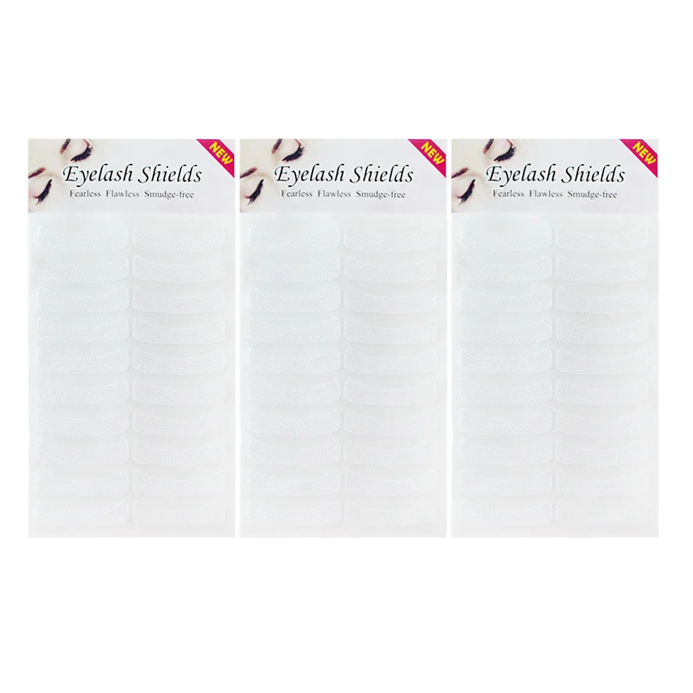 

3pcs 3 Packs Professional Eyelash Extension Stickers Women Eye Pads For Lash Tinting Perming Dark Circle Reduction Thin Eyelash