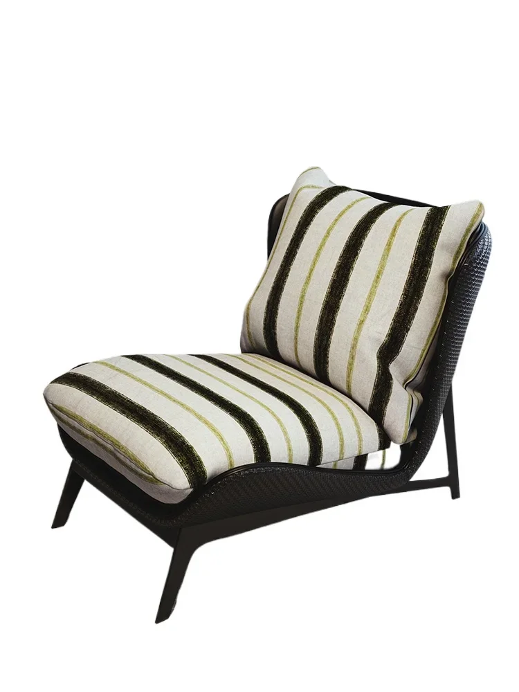 Single sofa chair retro living room balcony casual lying bedroom bed and breakfast lazy chair light luxury high-end