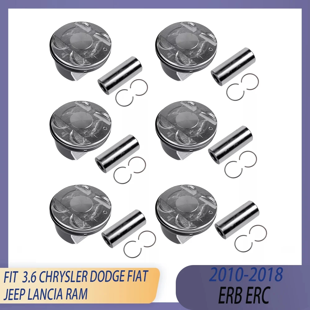 

STD Engine Part Piston & Rings Kit Fit 3.6 L ERB ERC 10-18 For CHRYSLER 300C DODGE FIAT JEEP GRAND CHEROKEE LANCIA RAM 1500