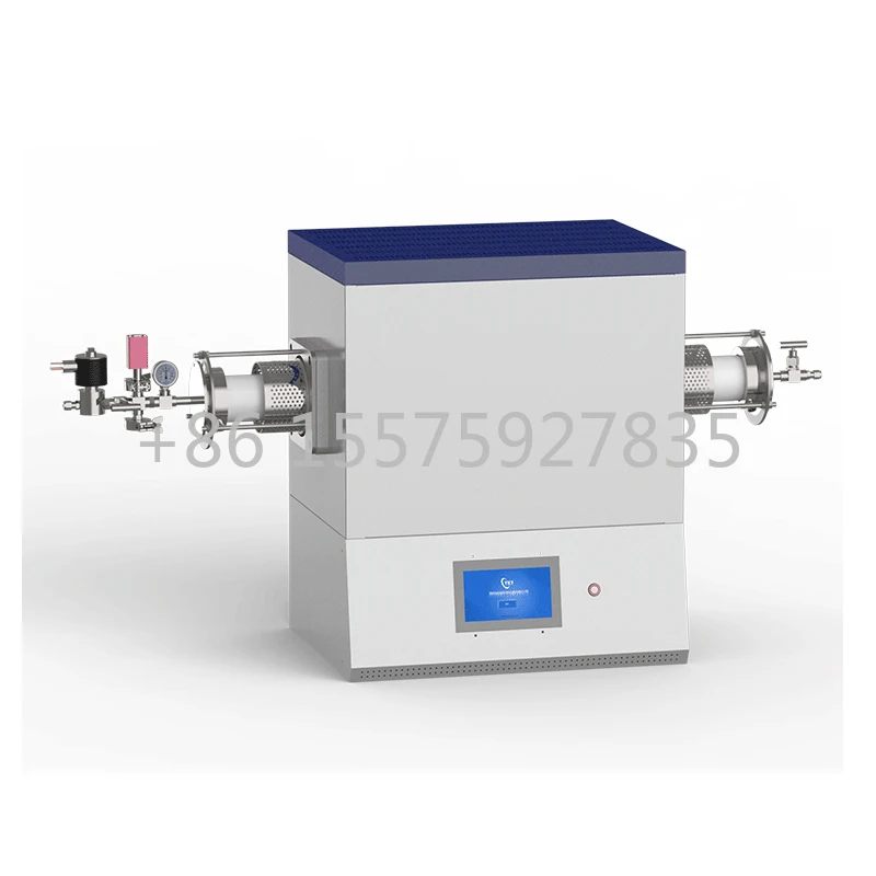 High Quality High Temperature 1700 Degrees Vacuum Tube Furnace Computer Control Up to 1800 Degrees mini tube furnace