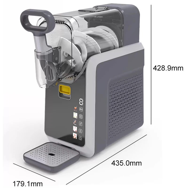 آلة ذوبان الثلج آلة طين المشروبات الباردة المنزلية الصغيرة آلة مشروبات عصير آلة اللبن آلة صنع الثلج ful
