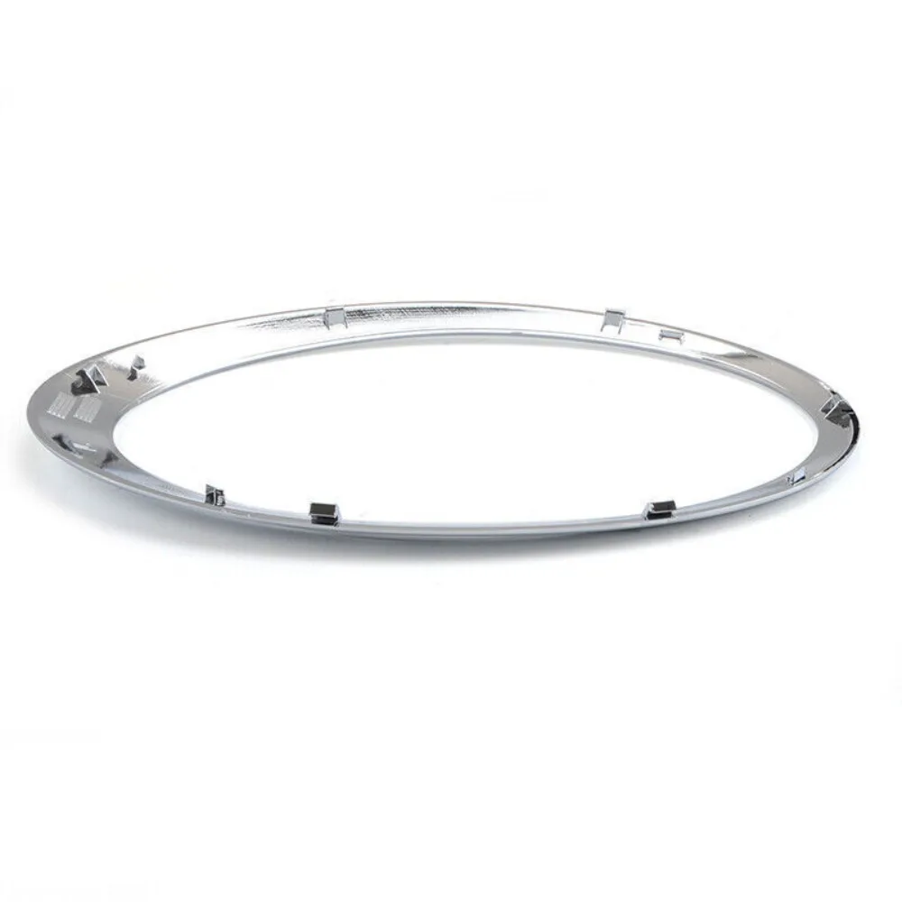 1 Pair Chrome Car Front Headlights Frame Headlight Eyebrow Ring Cover Trim Replacement For Mini Cooper R55 R56 2007-2015
