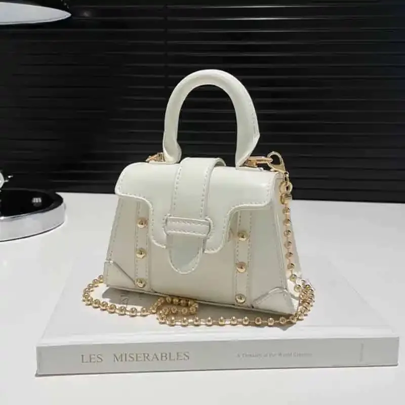 

Cute Mini PU Leather Flap Crossbody Bags for Women 2025 Fashion Simple Shoulder Bag Females Chain Handbags and Purses