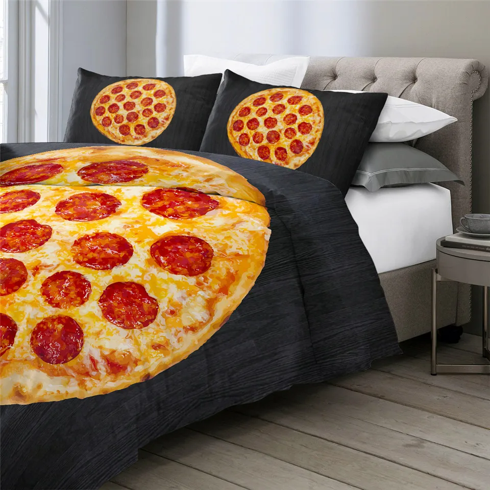 

Burritos Duvet Cover Set King Queen Size 3D Print Food Theme Comforter Cover With Zipper For Kids Boy Girl Polyester Bedding Set