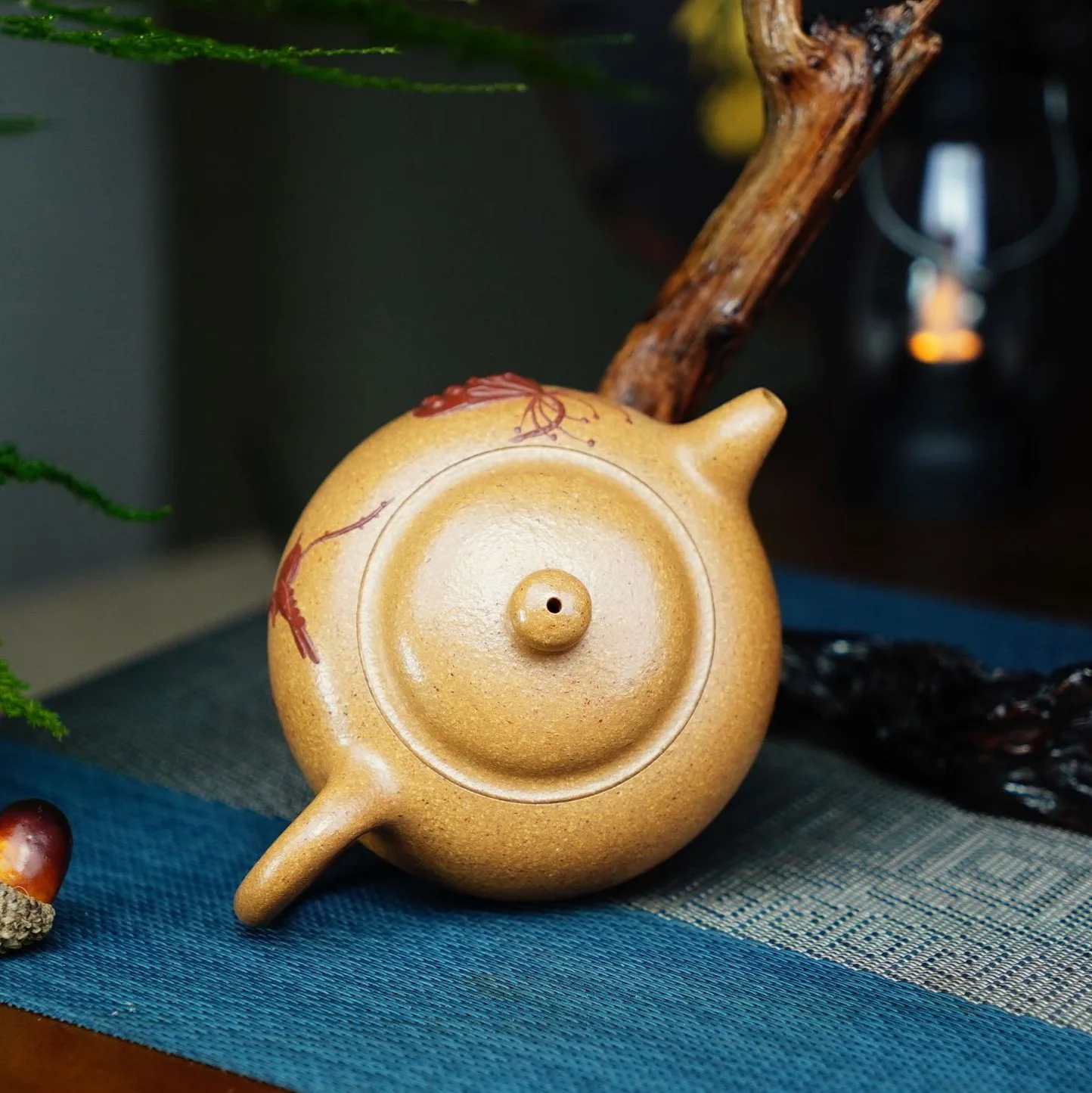 Round-Bead Pot Made From Original Ore Multicolored Old Duan Clay Yixing Purple Set Tea Utensils Handcrafted By Famous Artisa