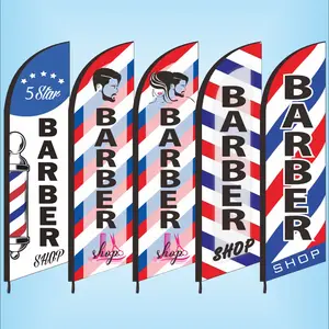 Saç ve güzellik salonu için tüy bayrağı, sahilde bir bayrak, kuaför, spa, sağlık, masaj, tırnak bayraktaki en büyük satışların 12'si bir - №6