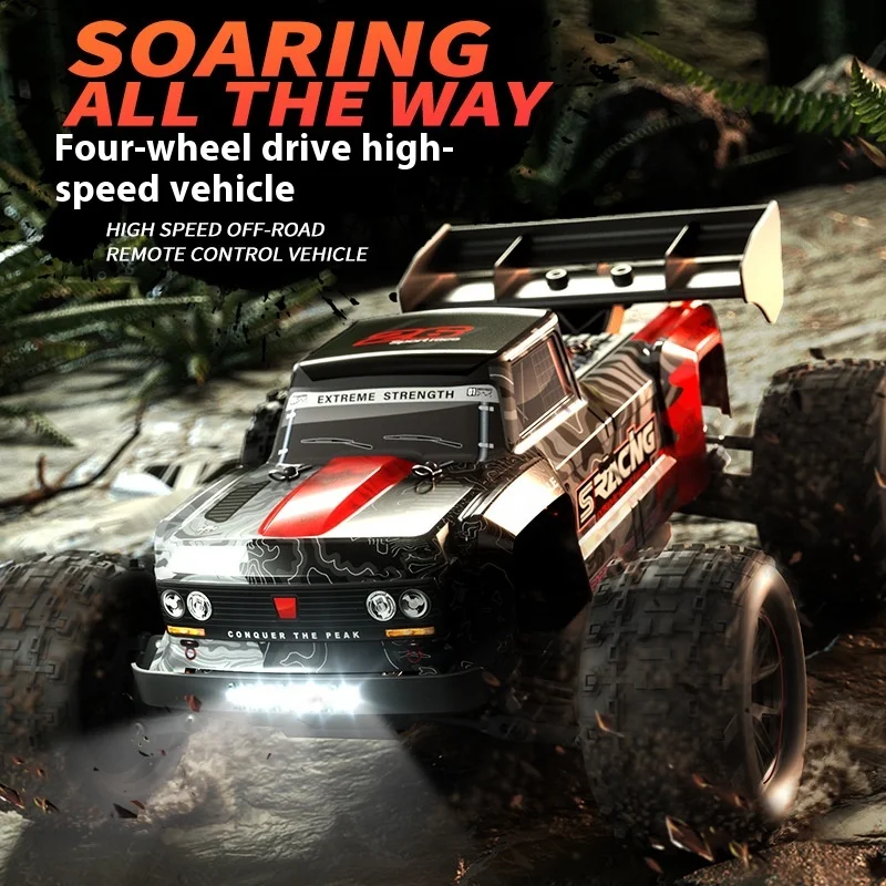 JJRC explosions big wheel four-wheel drive high-speed model remote control car competitive lighting drift children's toy car