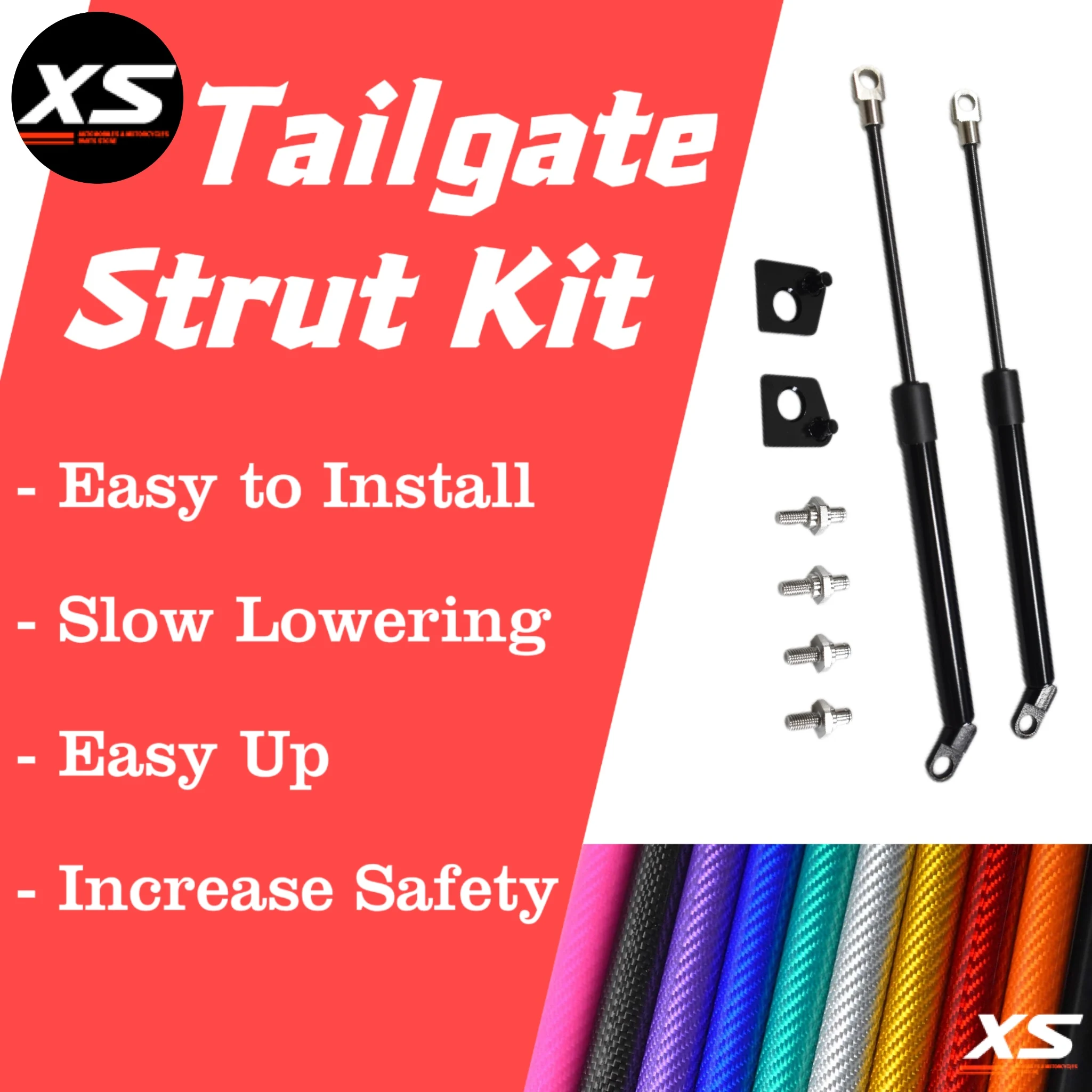 

Rear Tailgate Shock Assist For Chevrolet Colorado GMT355 2003-2012 GMC Canyon For Isuzu i-series Slow Down Easy Up Damper Strut