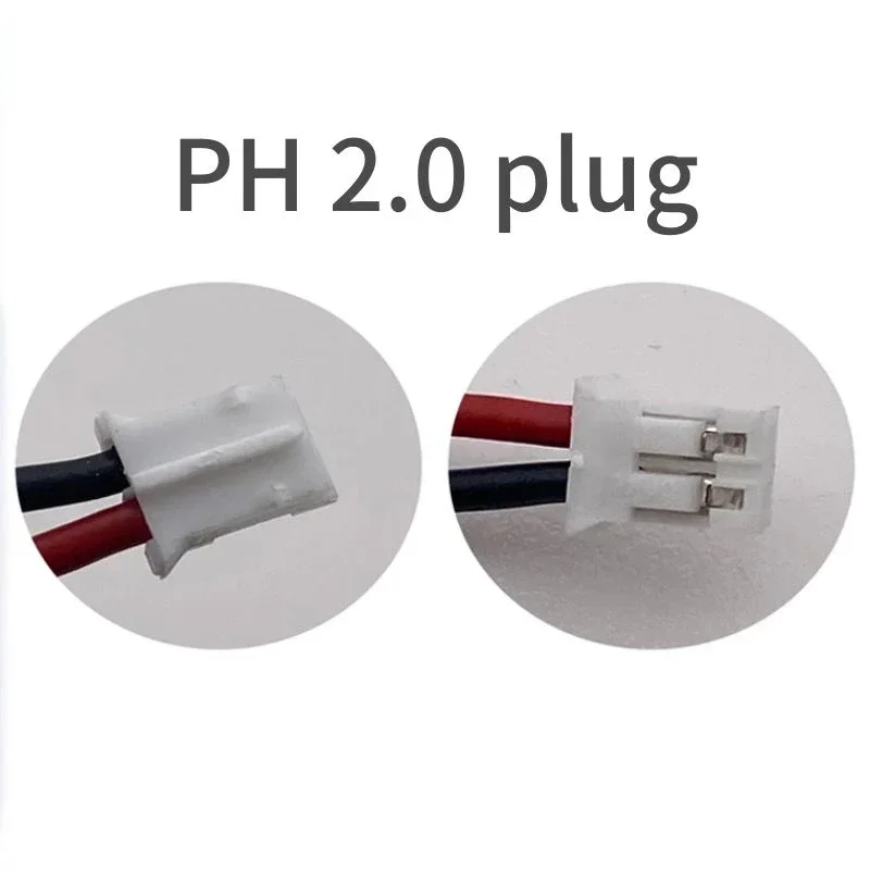 3.7V 5000mAh 955565 2pin Plug for Mobile Power Smart Home Air Conditioning Suit Charging Polymer Lithium Battery  Jst PH 2.0mm