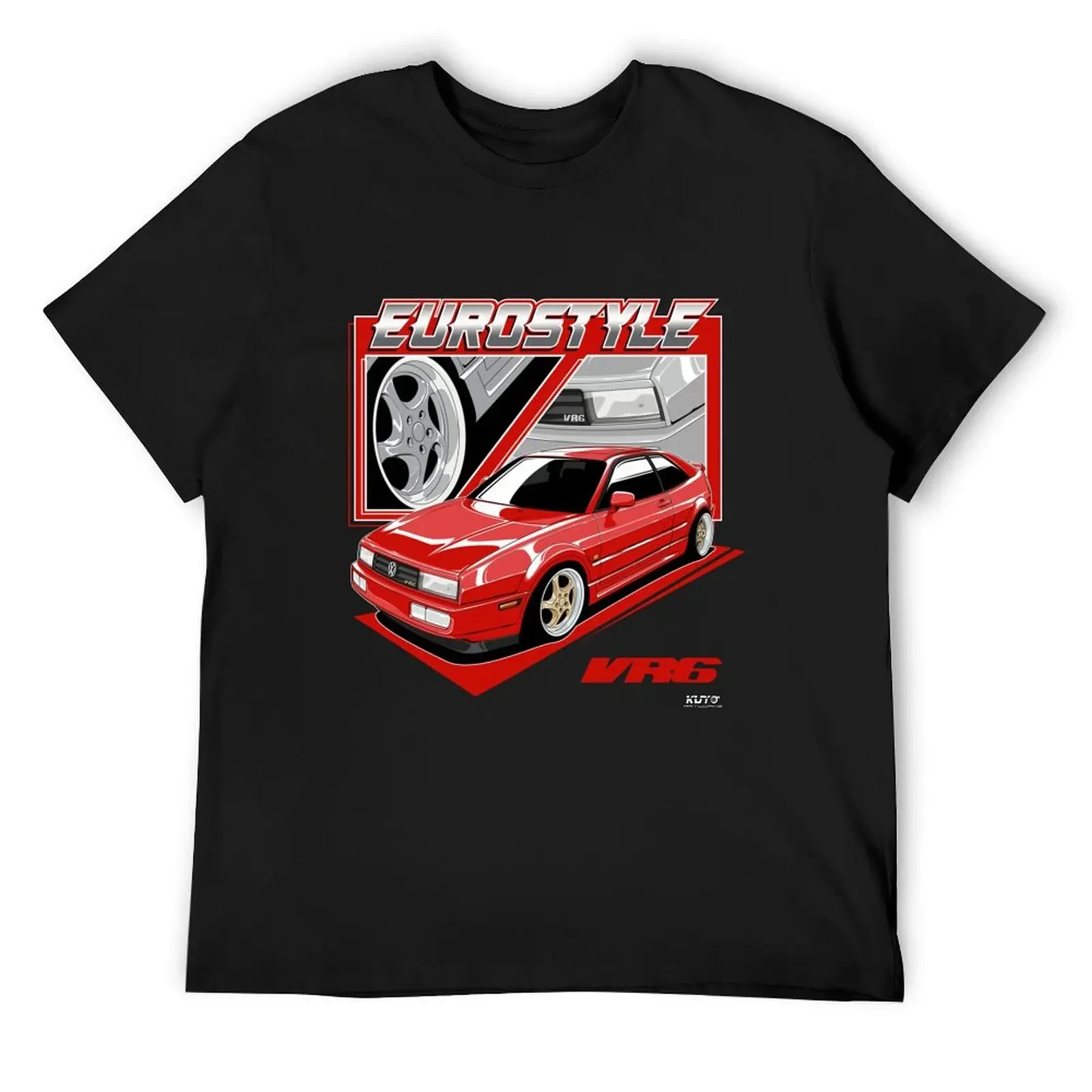 Corrado VR6 - Euro Style Red T-Shirt plus size tops blacks men clothes