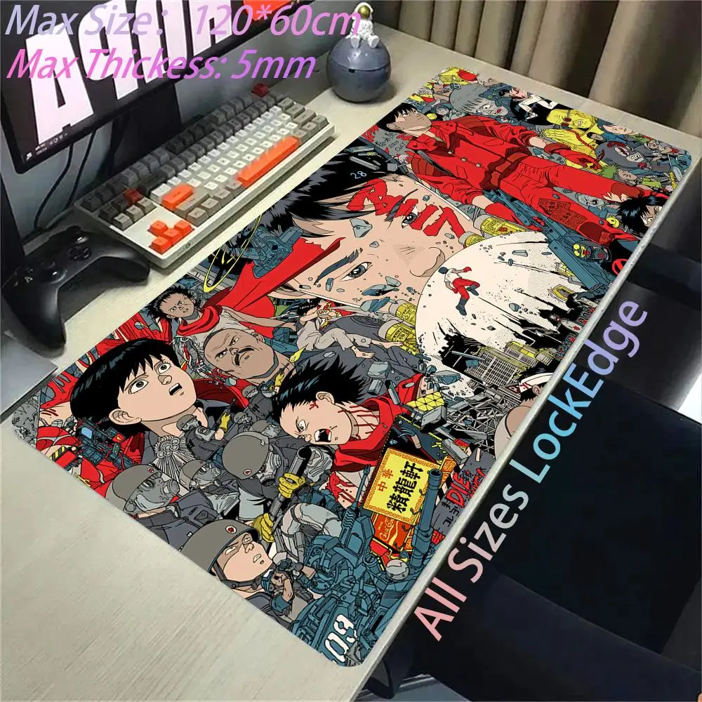 XXL Mouse Pad Anime AKIRA Gaming Mousepad Large Cool Mause Pad Keyboard Desk Carpet Game Natural Rubber No-slip Mouse Mats Game