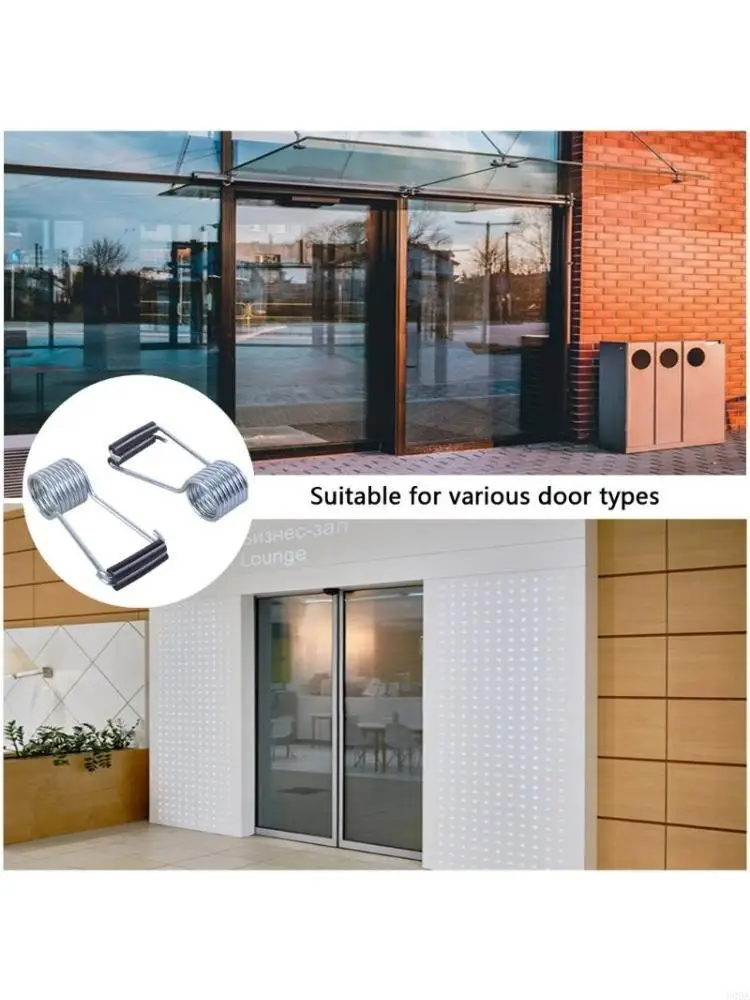  6Pcs Torsions Spring Butterfly Spring Door Closers Hinge Pin to Keep Door Open