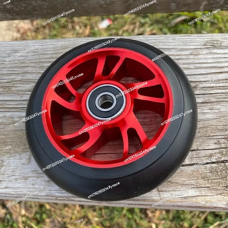 sports wheelchair aluminum alloy 4 inch front wheel casters high speed wear-resistant wheelchair accessories,Inner diameter: 8mm