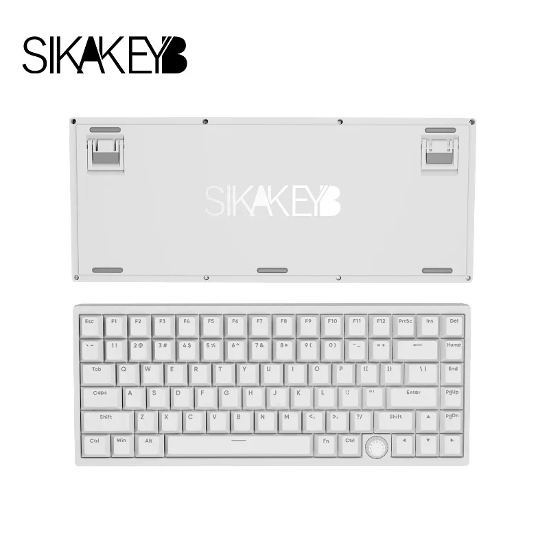 Sikakeyb Ck75us Keyboard Magnetic Jade Axis E-Sports Game Keyboard Wired Custom Rgb Pbt Keyboard For Win Desktop Computer Gifts