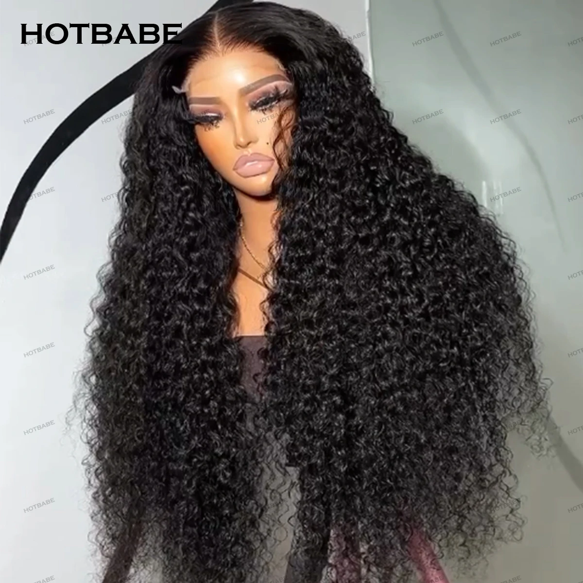 

400 Density Glueless Wigs Human Hair Kinky Curly Human Hair Wig For Women 360/13×4/13×6HD Lace Frontal Wig With Transparent Lace