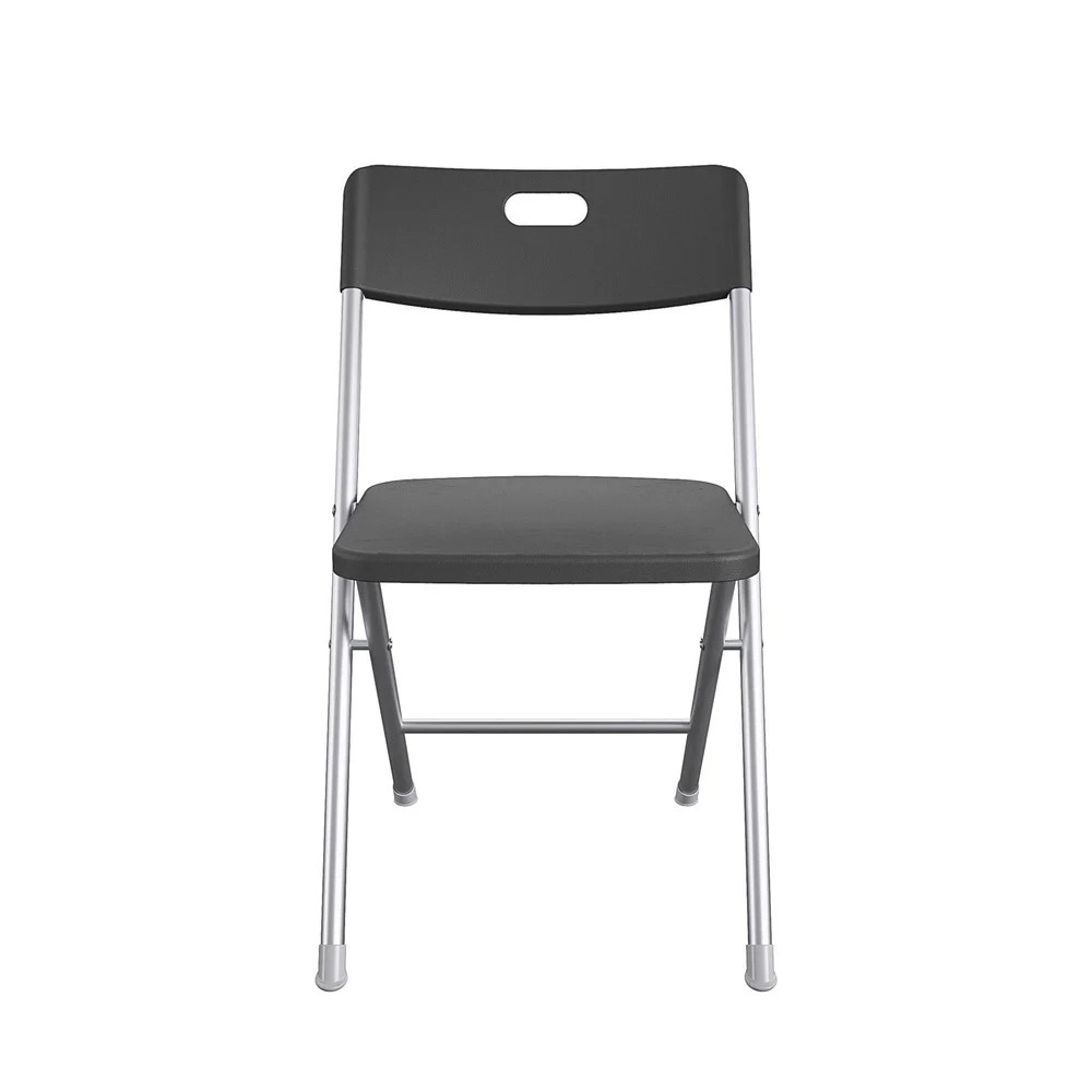 كرسي راتينج قابل للطي بإطار فولاذي مريح للجلوس في الأماكن المغلقة والخارجية وخفيف الوزن ومحمول وسهل التخزين وتجمعات الأحداث