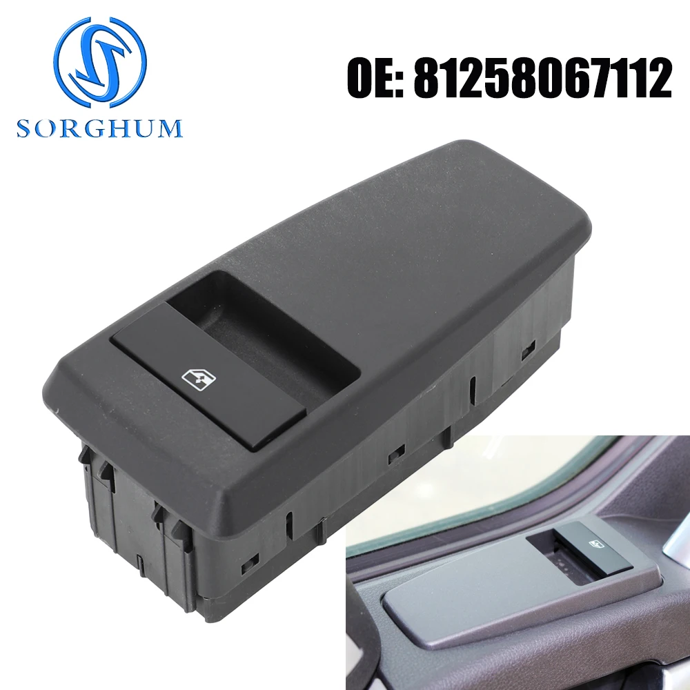 

SORGHUM 81258067112 Truck Power Window Regulator Switch For MAN TGS TGX TGA TGL TGM 81258067066 81258067095 81258067083 Spares