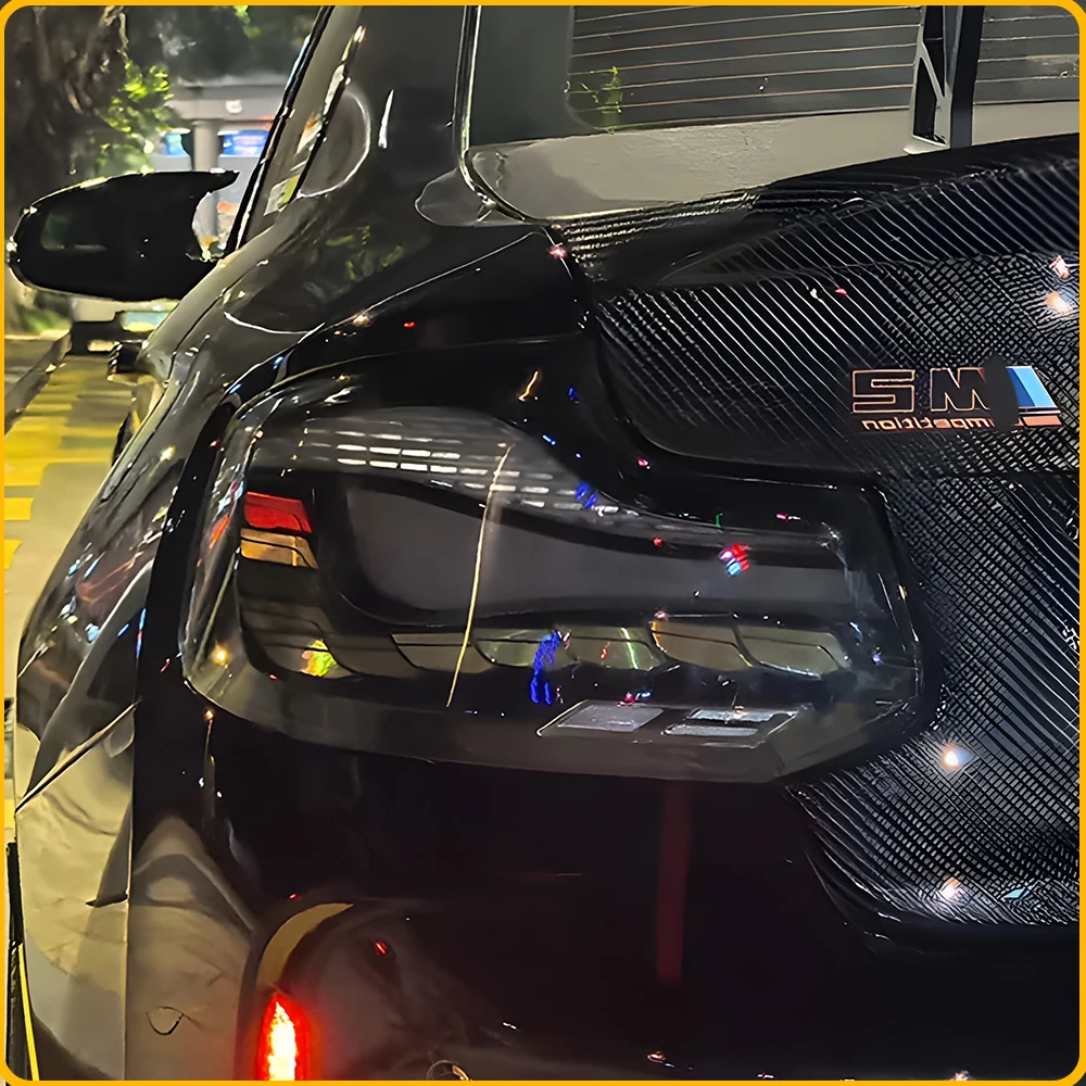 For BMW M2 F87 2014-2021 Upgrade Dragon Scale Style Auto LED Highlight Taillight Assembly Car Accessories Plug and Play Tools