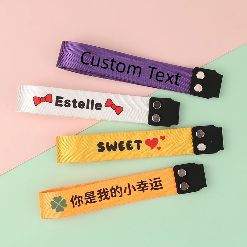 Personalized Custom Printed Keyboard Strap For Wooting 60he Keyboard Decorative Nylon Tape Can Custom Your Text Logo Name Tag