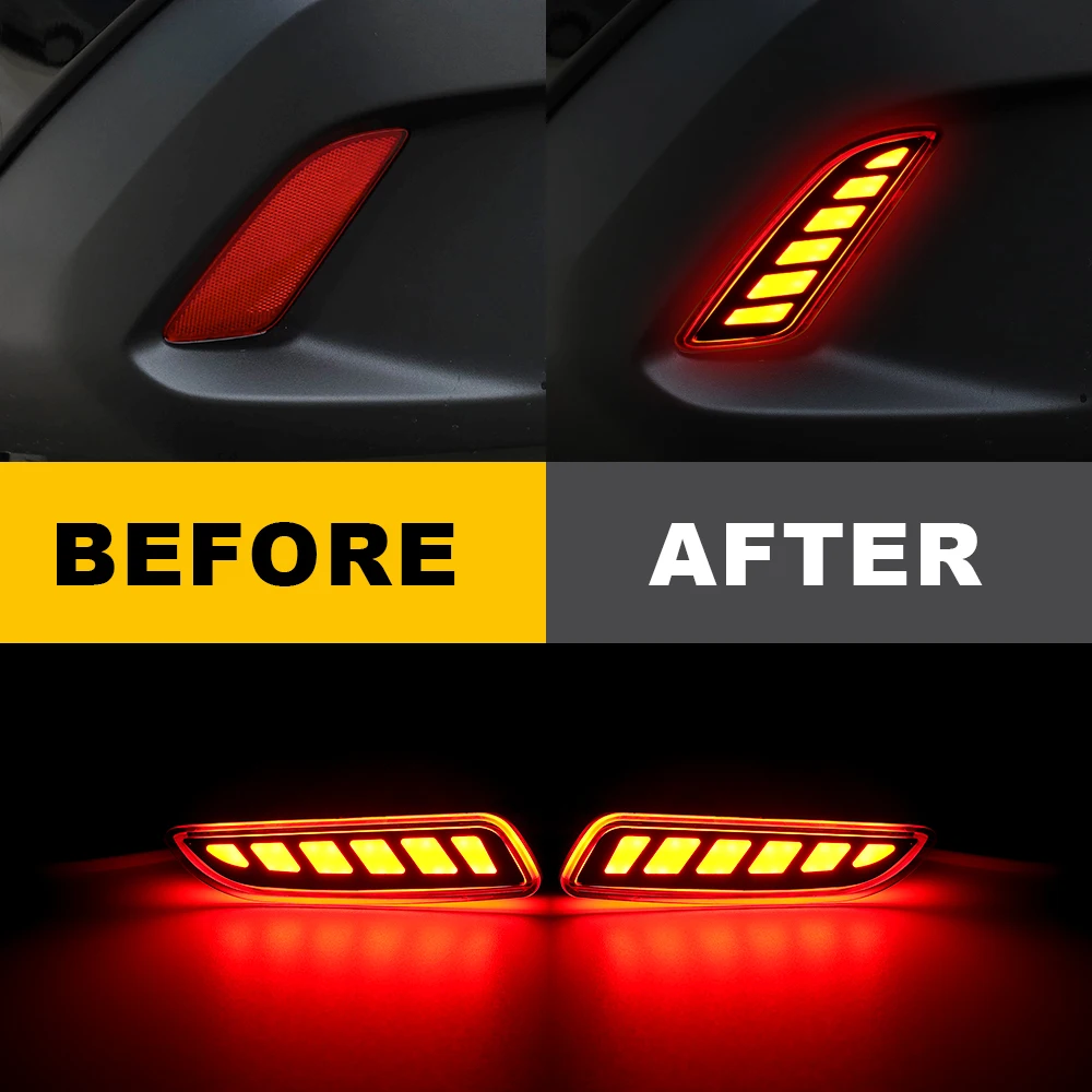 For Toyota Corolla Cross 2020 2021 2022 2023 2024 2025 2026 LED Car Rear Bumper Lamp Warning Brake Light LED Dynamic Light