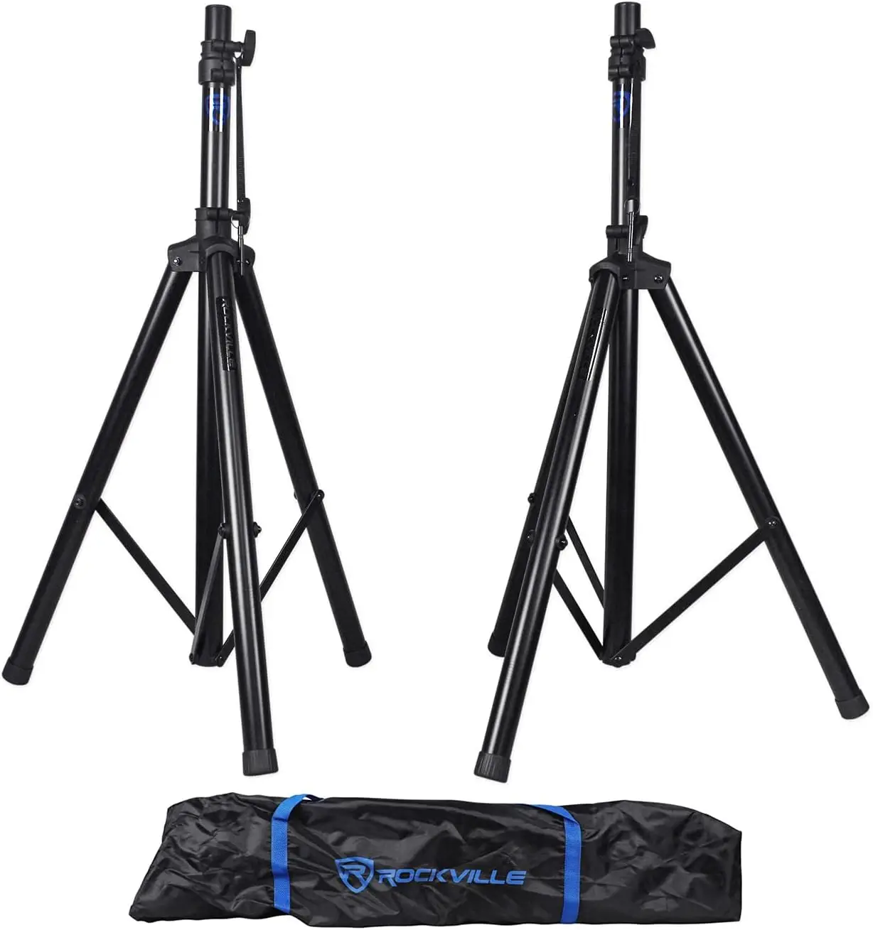 

Adjustable Tripod Speaker Stands with Carry Bag, 71" Height, 100 lbs Capacity for Events