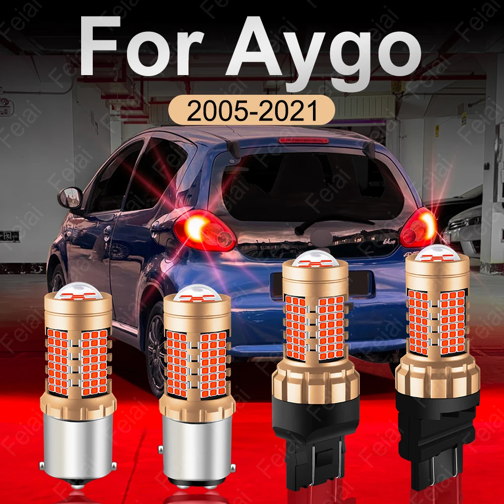 

For Toyota Aygo LED Brake Light Bulb 2005-2009 2010 2011 2012 2013 2014 2015 2016-2021 Aygo Accessories LED Strobe Stop Lights